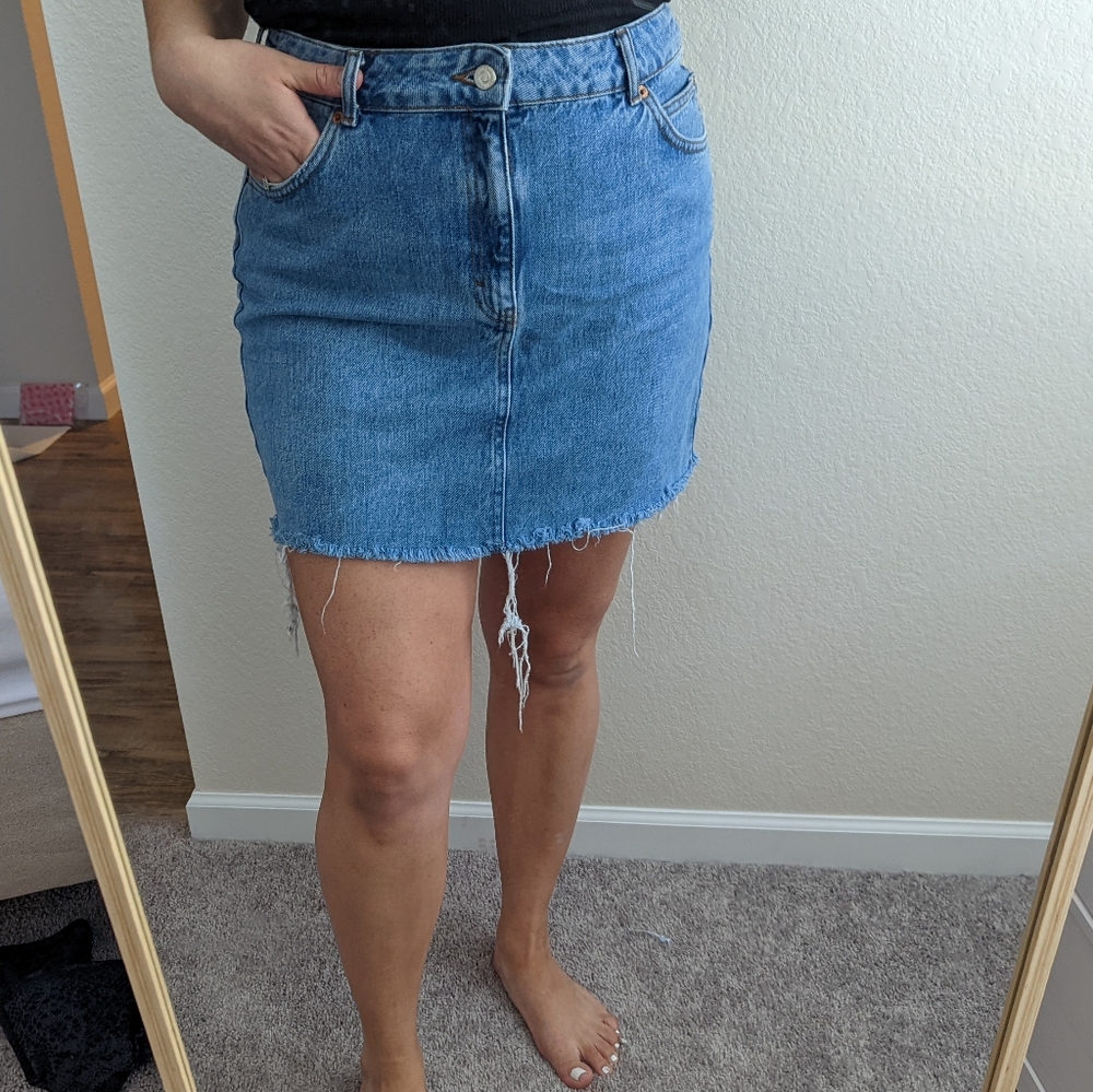 Topshop moto skirt size 12